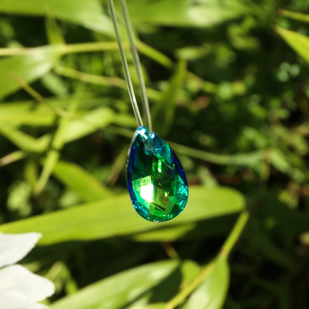 20 шт. 16/22 мм каплевидные хрустальные стеклянные бусины ослепительные прозрачные