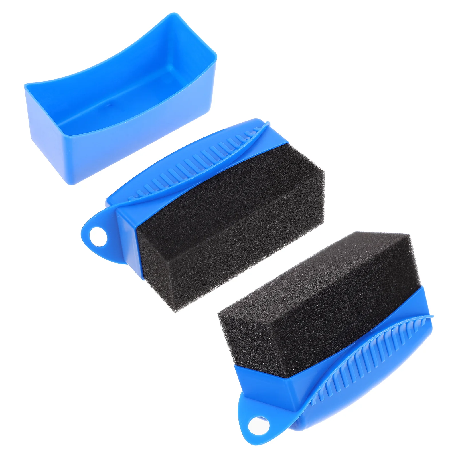 

2 Pcs Covered Tire Brush Auto Waxing Decorating Tools Sponge Car Polishing Pp Wheel Cleaning Supplies Beauty