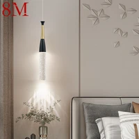 8m nordic creative pendant lamp crystal bubble shape decorative light for home living room bedroom