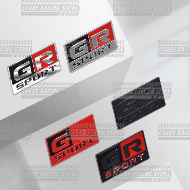 Автомобильный Стайлинг 3D металлическая Спортивная эмблема GR центральная