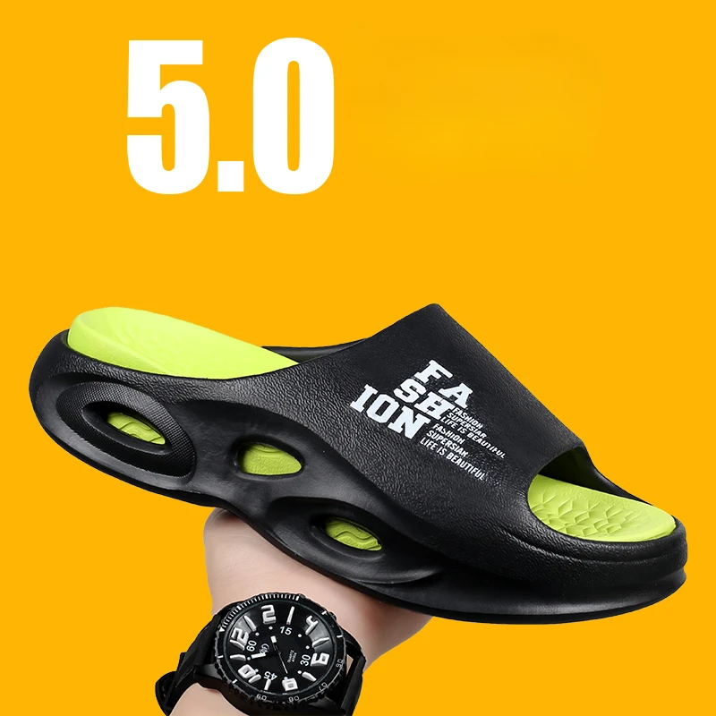 Мужские сандалии с мягкой подошвой летние босоножки для улицы и дома Пляжная