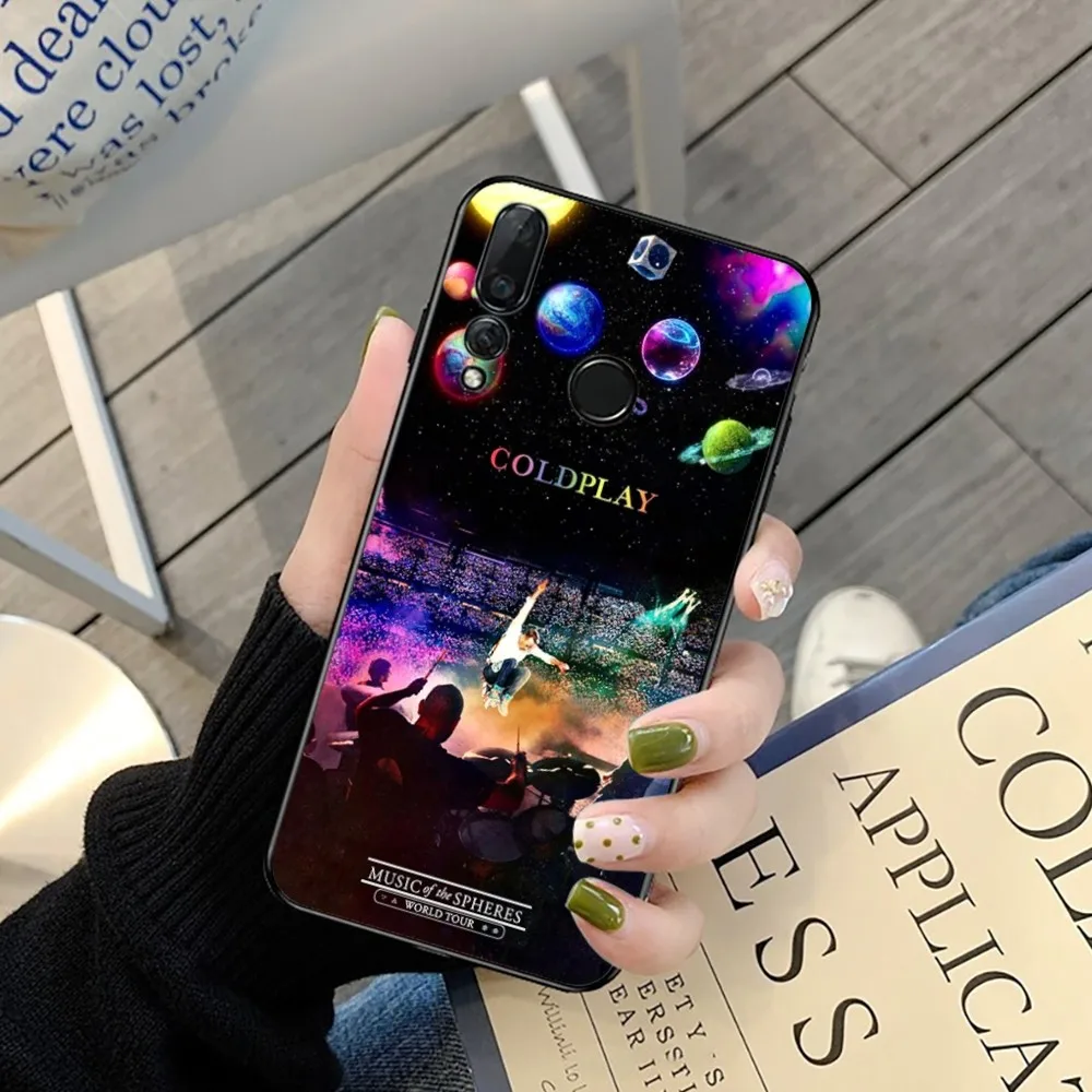 Band C-Coldplay Moon Music Phone Case For Huawei Y9 6 7 5 Prime Enjoy 7s 8 Plus 7a 9e 9plus 8E Lite Psmart Shell
