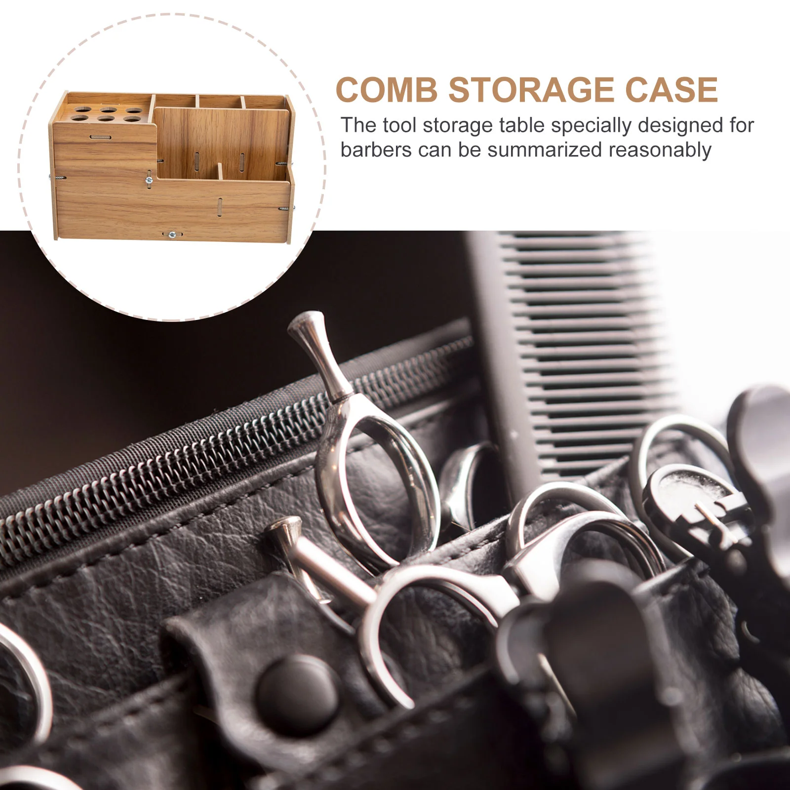 Парикмахерские ножницы Подставка для хранения гребня чехол парикмахерский ящик