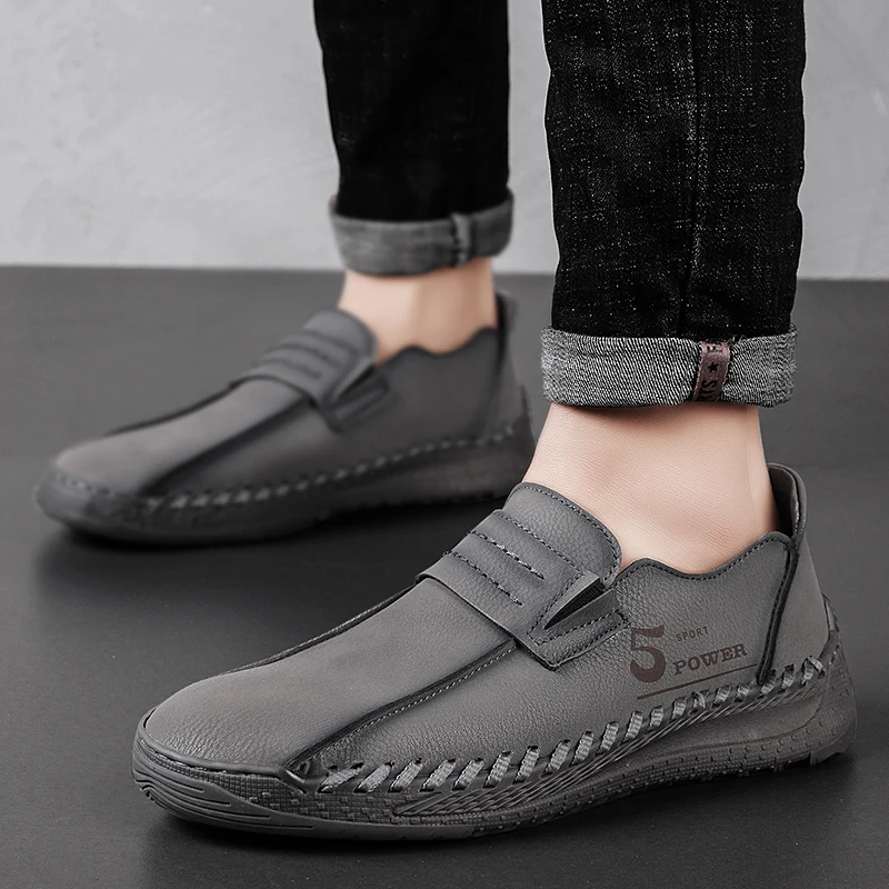 New Products Men's Golf Shoes Men's Handmade Nailless Comfortable Outdoor Golf Walking Training Sneakers Men's Size 38-46