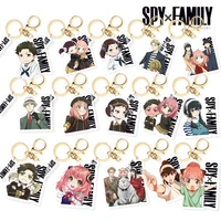 hot anime spy%c3%97family twilight cosplay keyrings acrylic action figure yor anya forger keychains toy funny bag key chain fans gift
