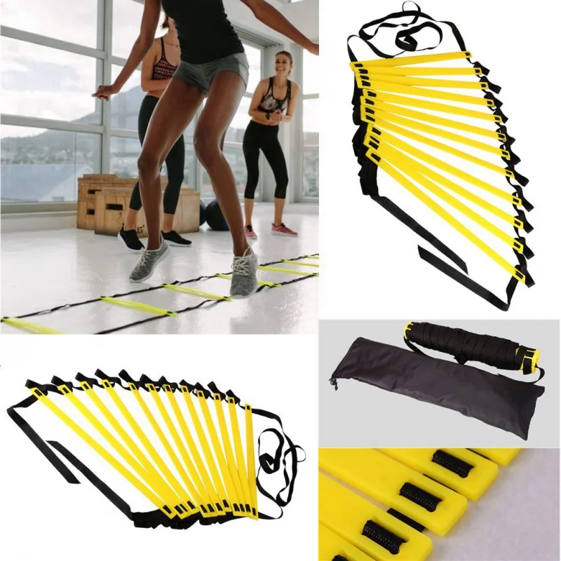 

Agility Speed Ladder Stairs Nylon Straps Training Ladders Agile Staircase for Fitness Soccer Football Speed Ladder Equipment
