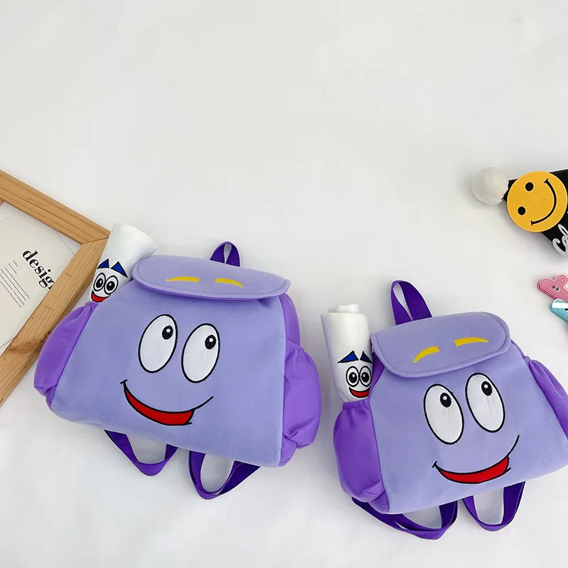 Dora Explorer Backpack Rescue Bag with Map,Pre-Kindergarten Toys School Bag Girls Christmas Gifts