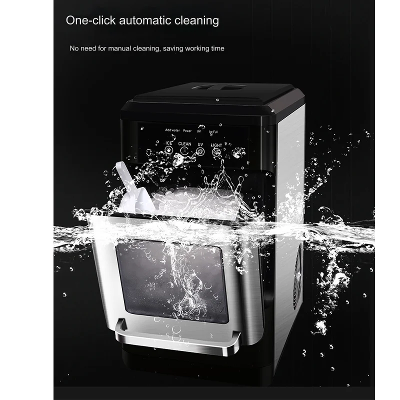 Небольшая автоматическая машина для производства льда 30 кг/24 ч вертикальная