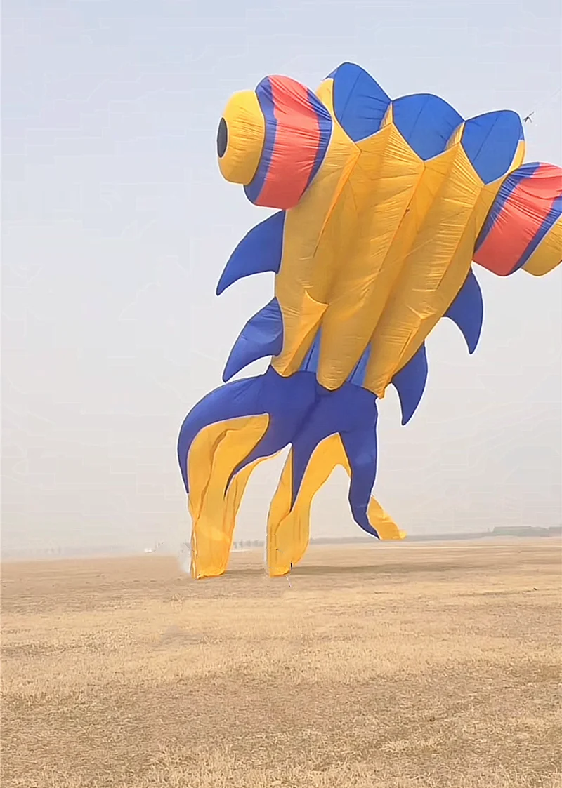 Бесплатная доставка большой воздушный змей с рыбой basta juego de mesa уличные игрушки