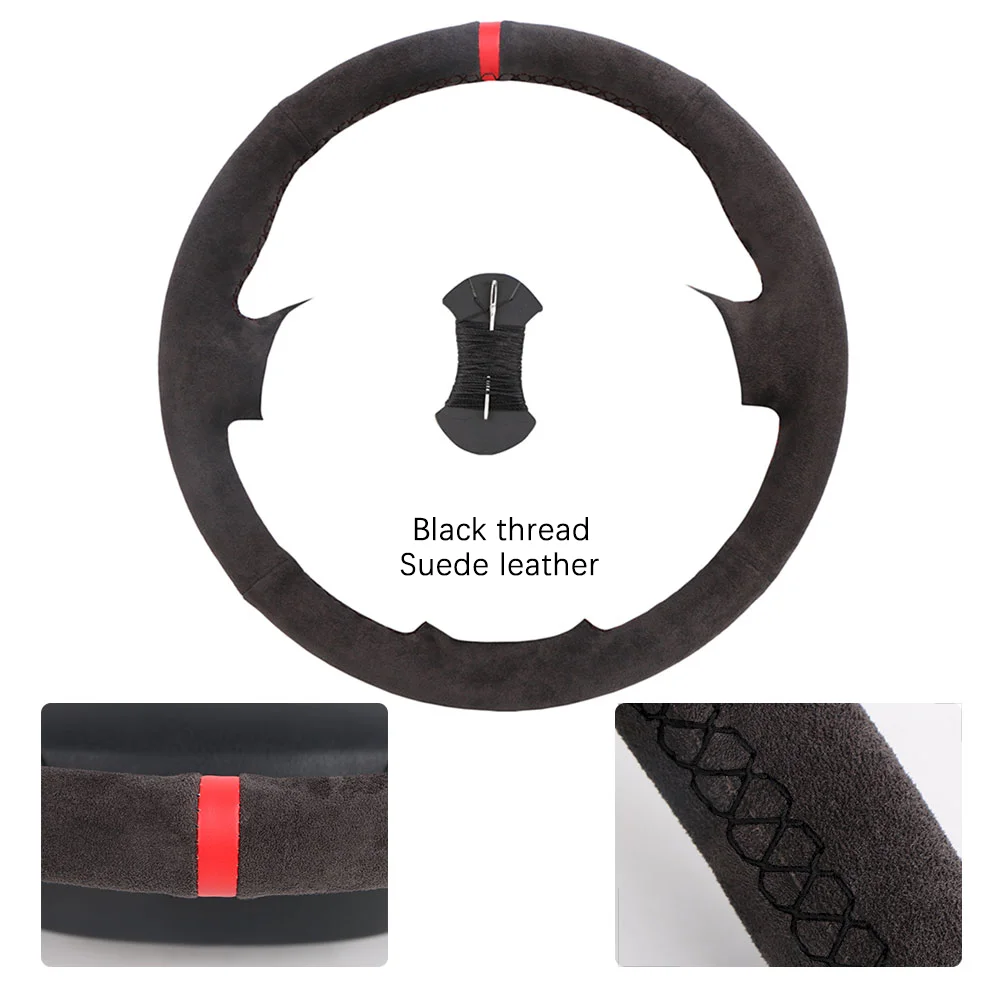 

Custom Fit Lexus RX330 RX400h RX400 2004-2007 Toyota Corolla Verso Camry автомобильный чехол на руль из микрофибры, противоскользящий