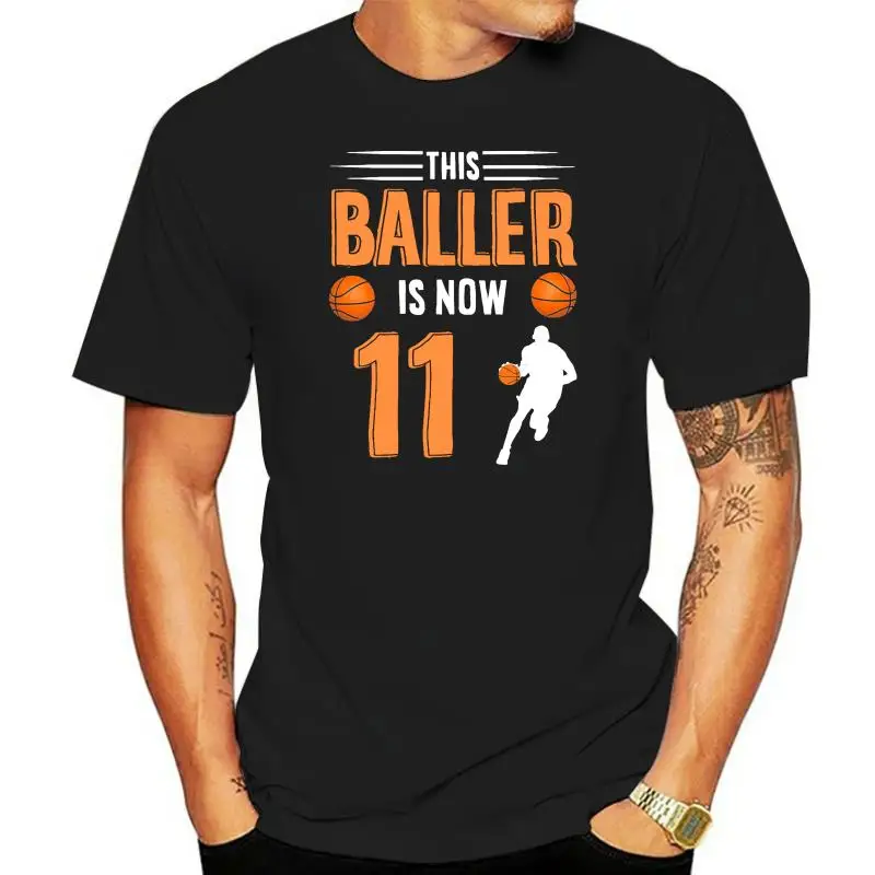 

Kids 11th Birthday Basketball Lover Shirt - This Baller Is Now 11 Premium T-Shirt(1)