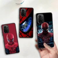 marvel superhero spiderman phone case silicone soft for redmi 9a 8a note 11 10 9 8 8t redmi 9 k20 k30 k40 pro max