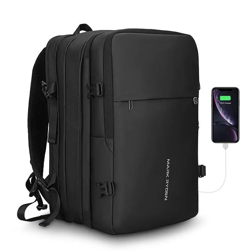 

Рюкзак Mark Ryden мужской для ноутбука 17 дюймов, многослойная Вместительная дорожная сумка с USB-подзарядкой и защитой от кражи