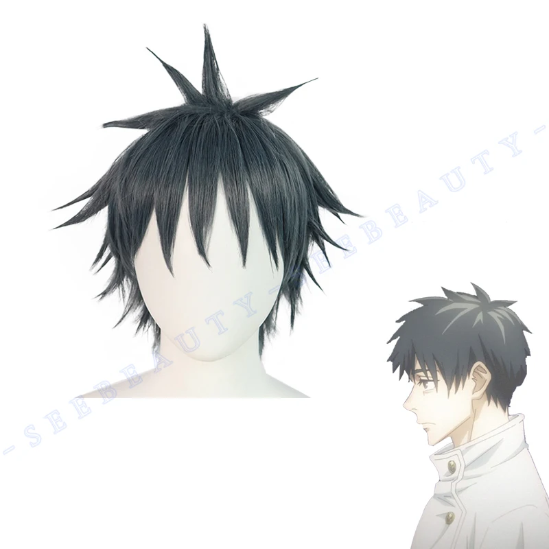

Anime Jujutsu Kaisen Movie Yuta Okkotsu Cosplay Black Short Hair Wig Heat Resistant Synthetic Hair Tokyo Jujutsu High Accessory