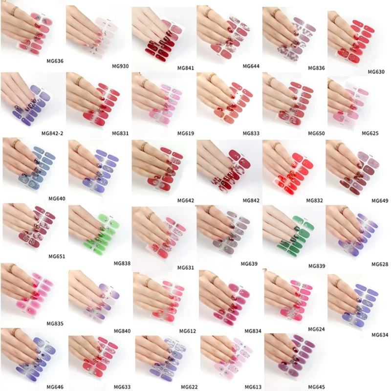 

Полная оберточная наклейка для ногтей, самоклеящиеся наклейки для ногтей, наклейки для ногтей K3NE