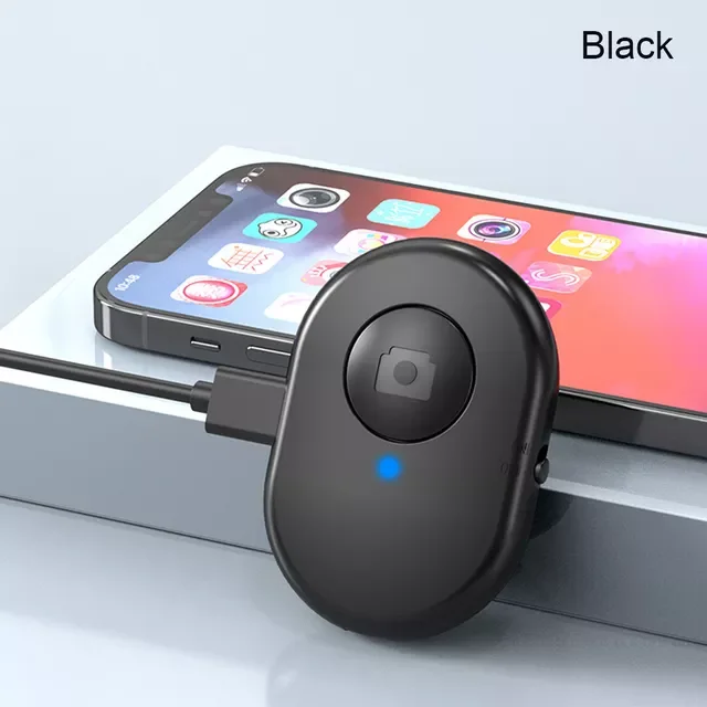 

Bluetooth-Compatible Self-timer Selfie Stick Shutter Release Wireless Remote Controller Button for IOS