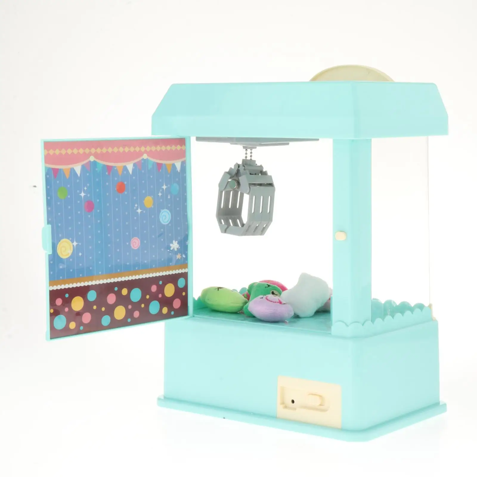 

Перезаряжаемый ручной автомат для когтей, игрушка с подсветкой и звуком, захват для кукол для девочек, автомат для продажи кукол для детей