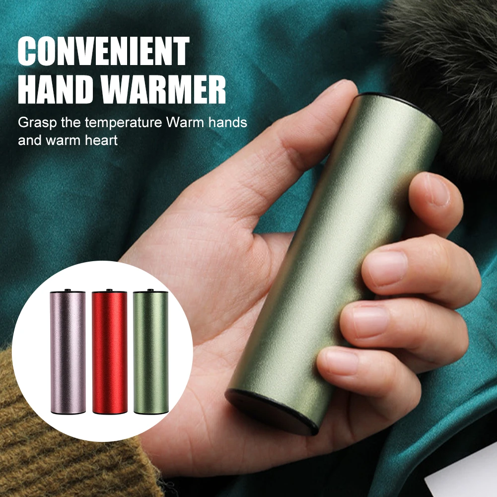 

Usb Rechargeable Heated Hand Warmers Portable Electric Handy Warmer Power Bank Winter Hand Heater Device Supplies
