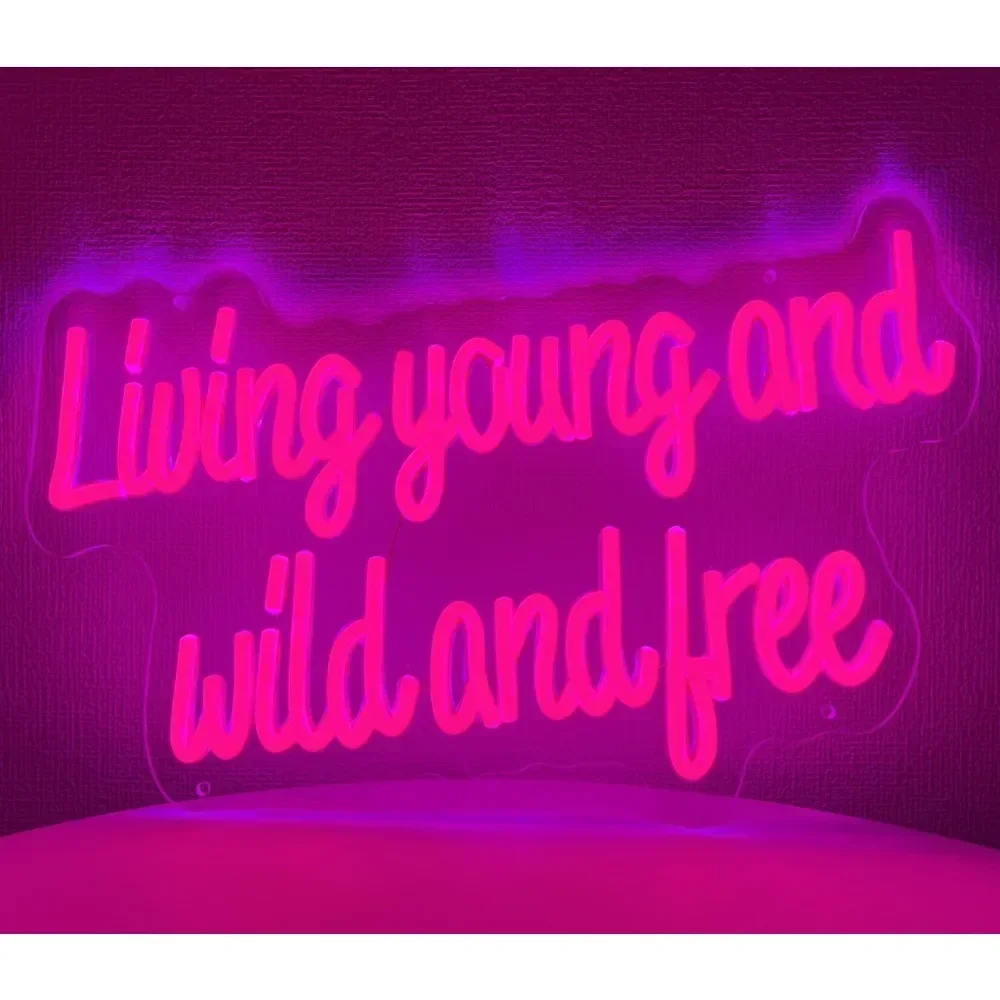 Неоновая вывеска для украшения интерьера и экстерьера с блоком питания USB