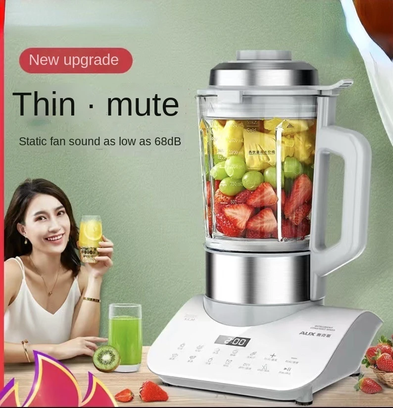 

Electric Kitchen Mixer 1200W Wall Breaker Multi-functional Automatic Household Heating Soybean Milk Juicing and Cooking Machine