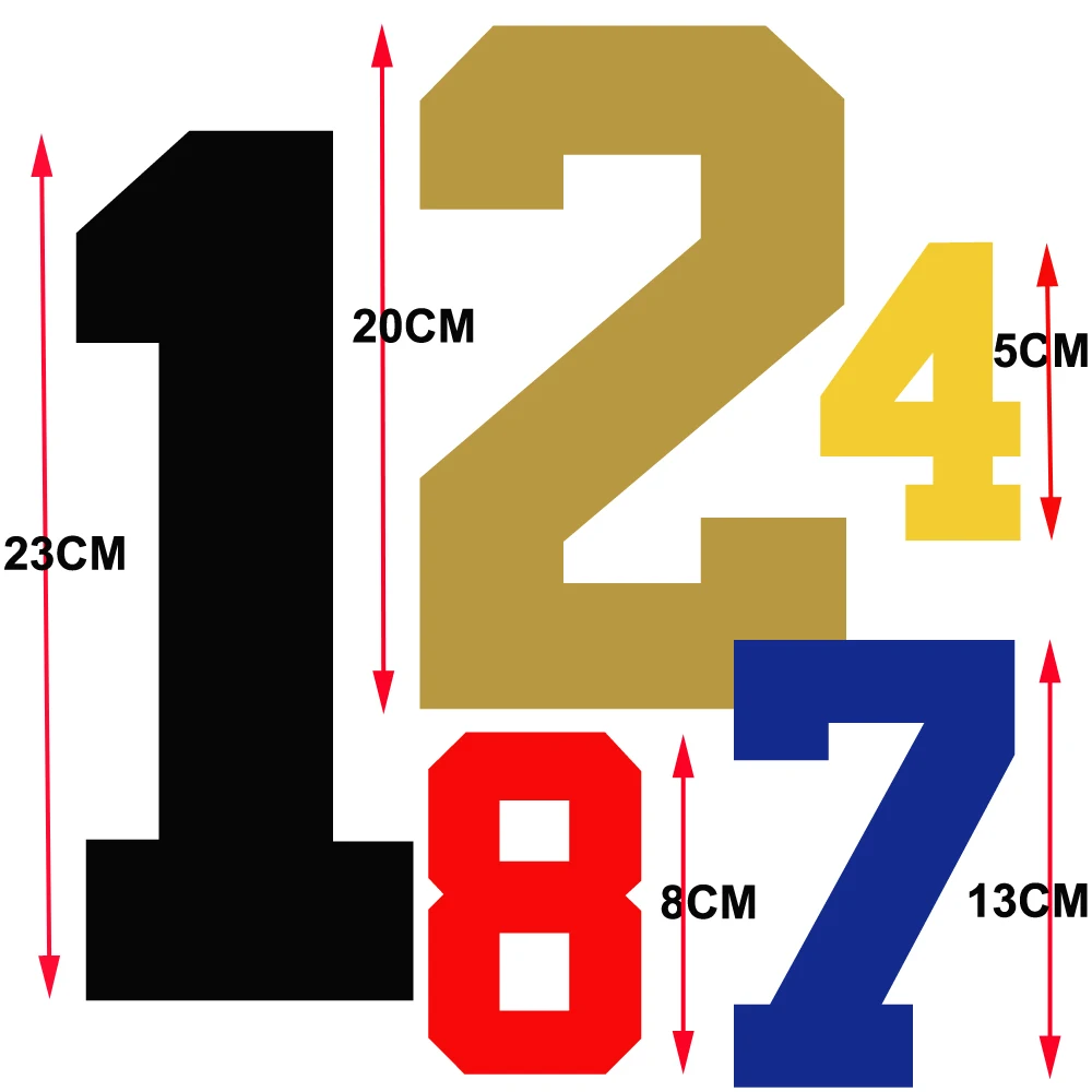 Нашивки для взрослых и детей наклейки с номером баскетбола