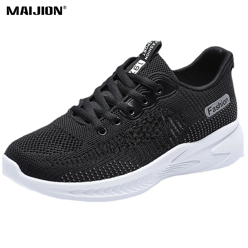 Non-Slip Breathable Sneakers Women's Casual Shoes Student Sneakers Fashion Ladies Travel Shoes Round Toe Lace Up Footwear