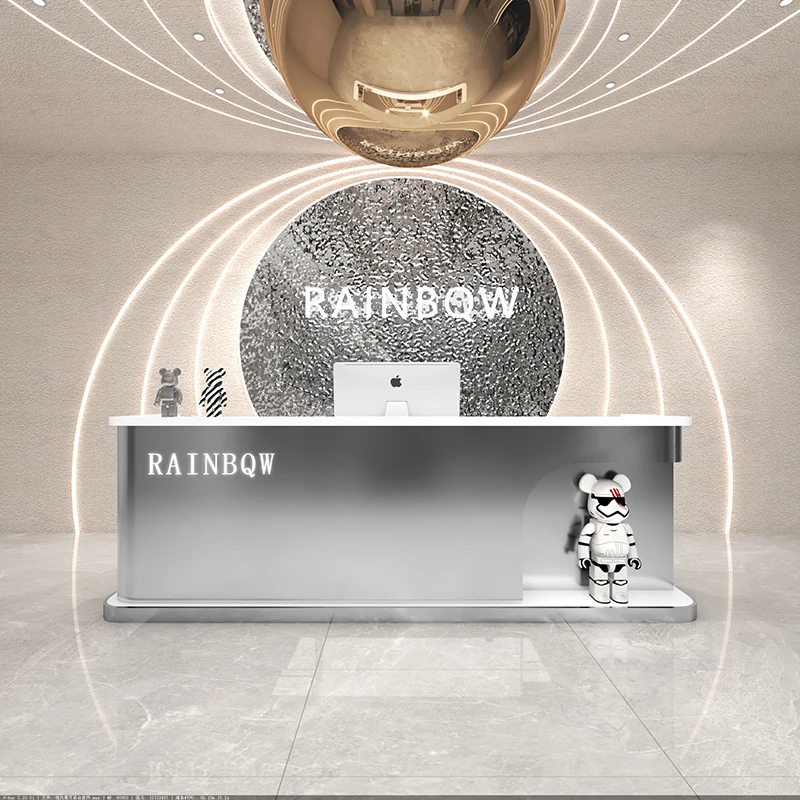 Стойка регистрации для салона красоты столы хранения оформления заказа подиум