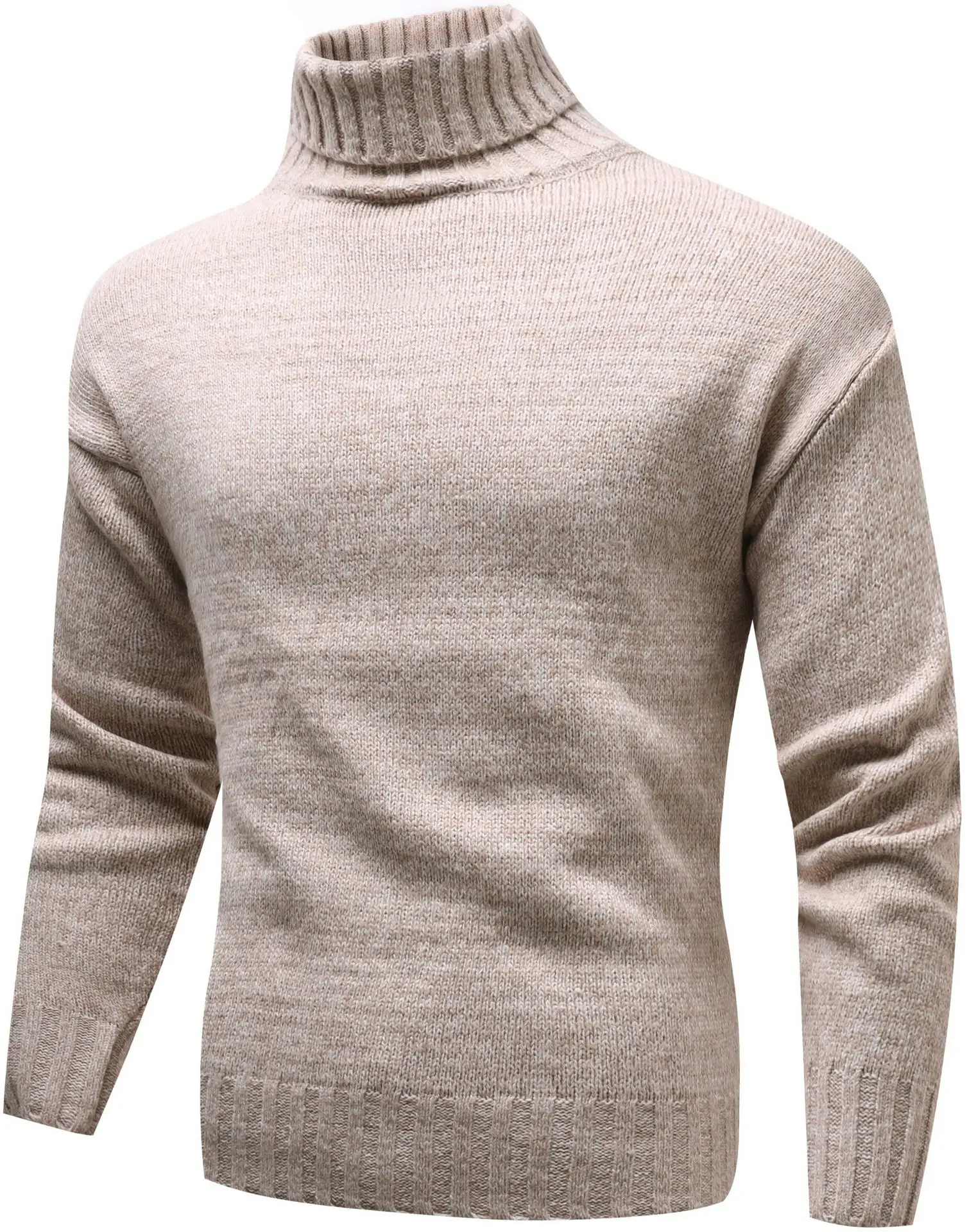 

2023 half turtleneck trend long-sleeved sweater men sweaters 9971
