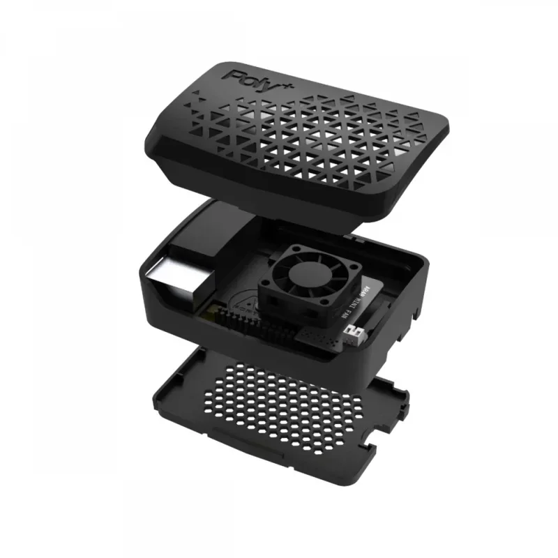 Аргоновый поливентилируемый телефон для Raspberry Pi 4 Модель B с мини-вентилятором PWN