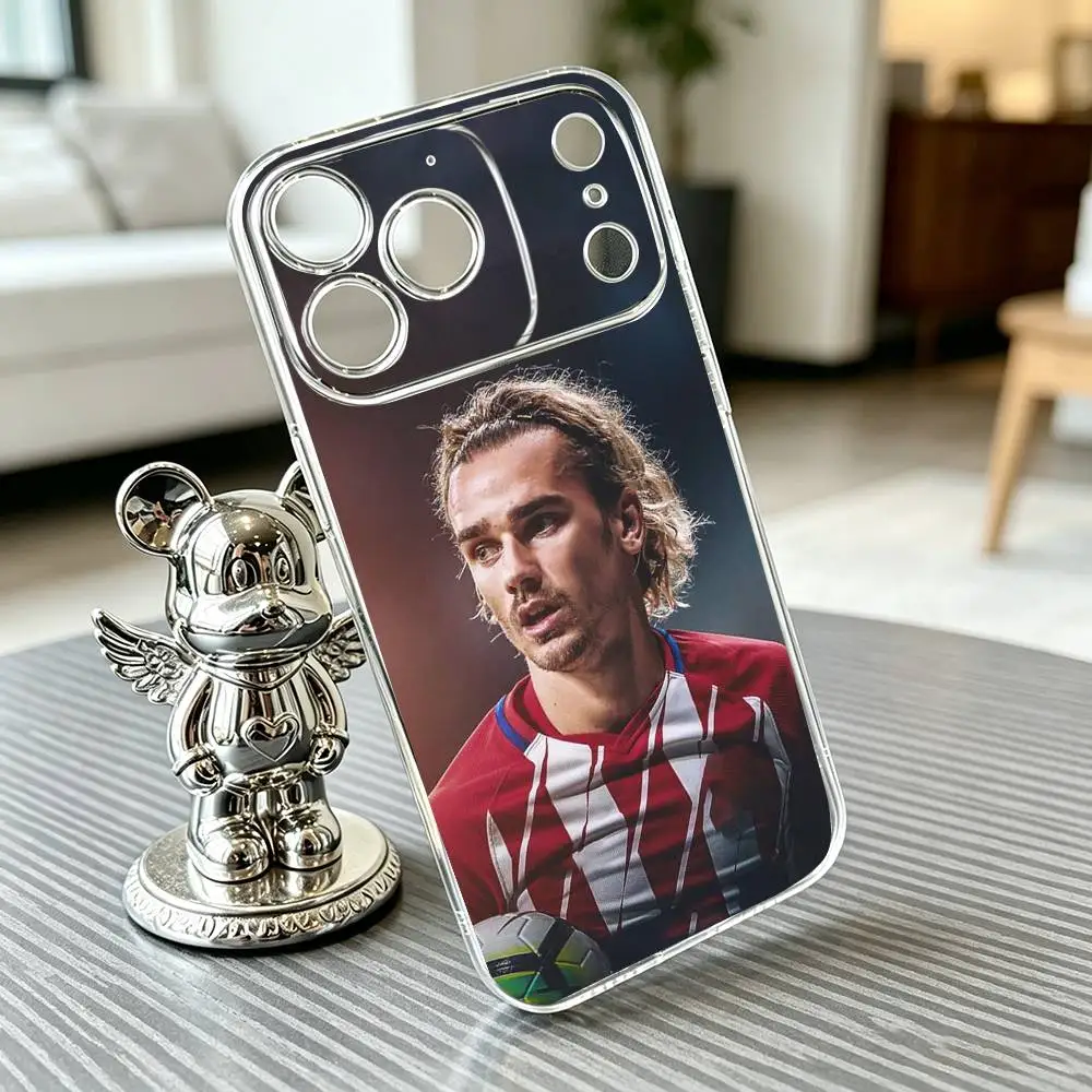 Фото Чехол для телефона A-Antoine G-Griezmann Football, прозрачный силиконовый мягкий, для iPhone 17 16 15 14 13 12 11 Mini Pro Max Plus №5