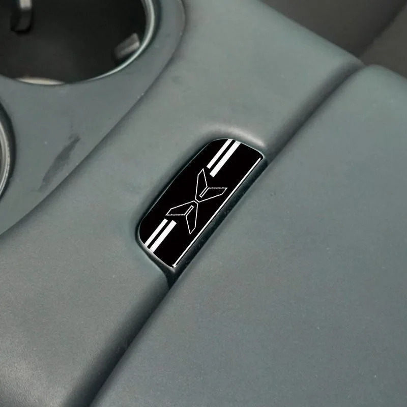 Для Xpeng G6 2023 2024 2025 подлокотник центрального управления, кнопка, наклейка на панель шестерни, черный капельный клей, наклейка против царапин, интерьер (art.: 3920cd6392dc7) - 3920cd6392dc7