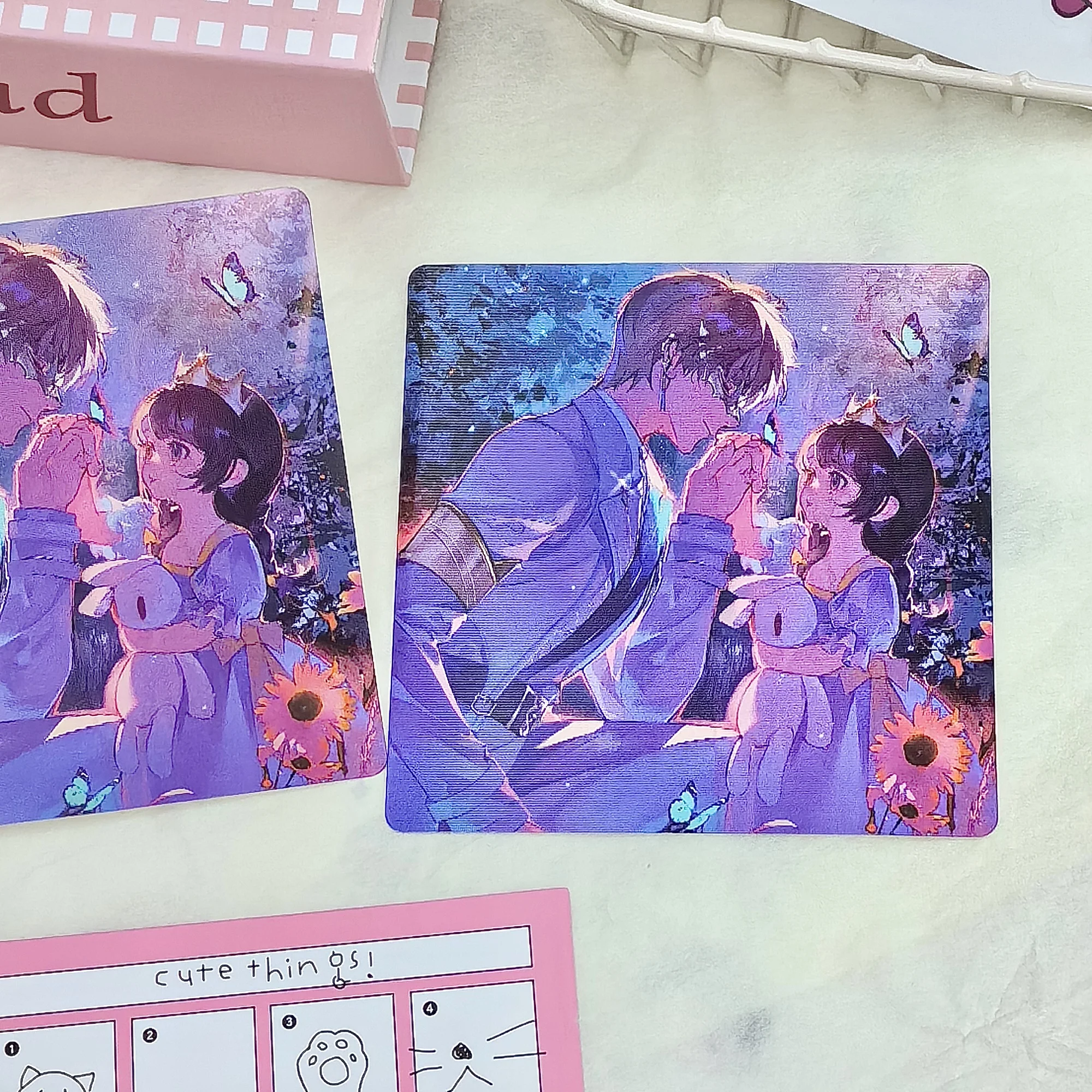 Аниме Любовь и Deepspace Ксавье расстер карты иллюзии постепенное изменение открытки