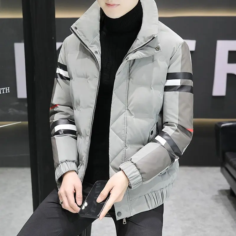 2022 Fashion Down Men's Short Winter Jacket Down Jacket Men's Handsome Jacket
