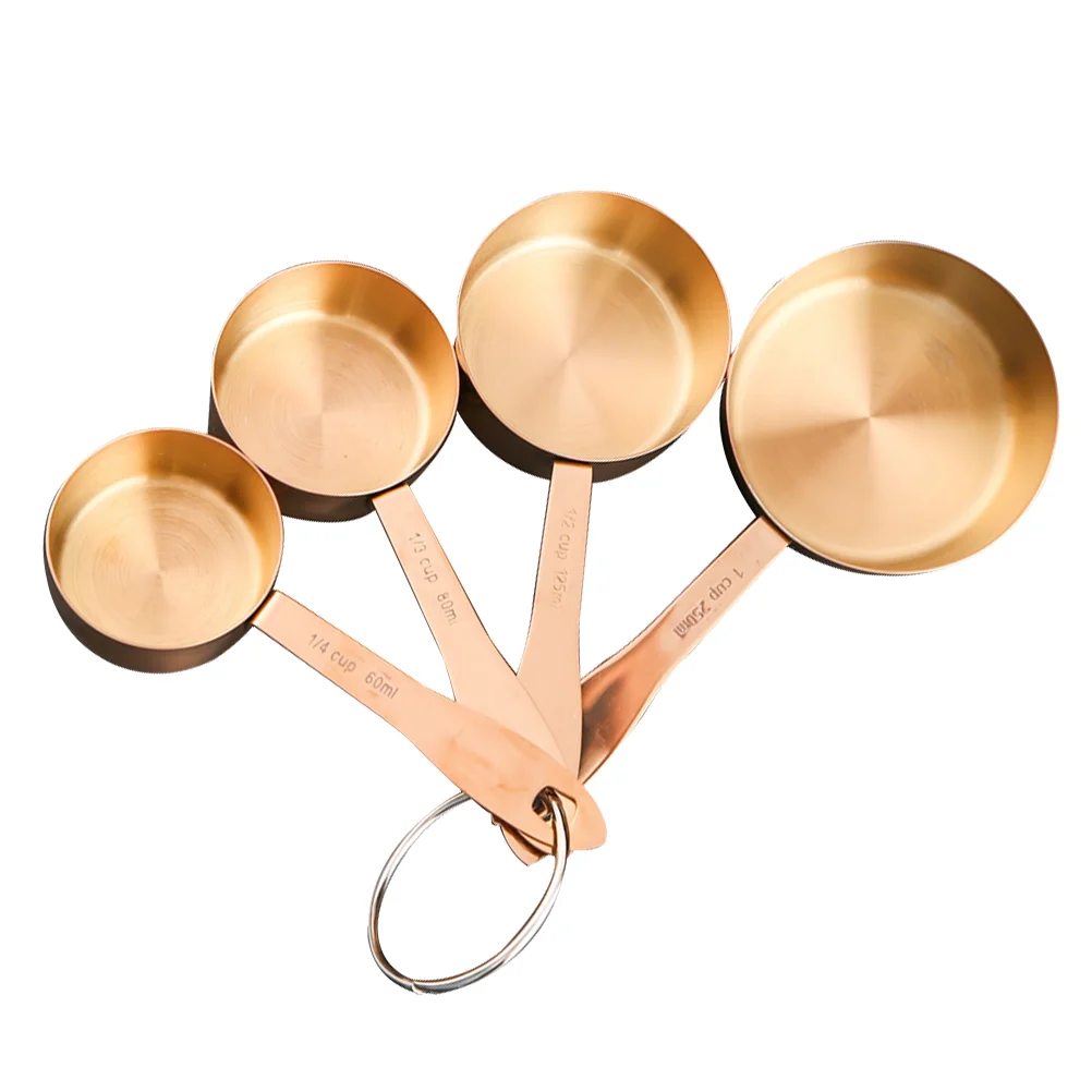 

4 Pcs Stainless Steel Coffee Measuring Spoon Coffee Metering Spoon Baking Metering Spoon