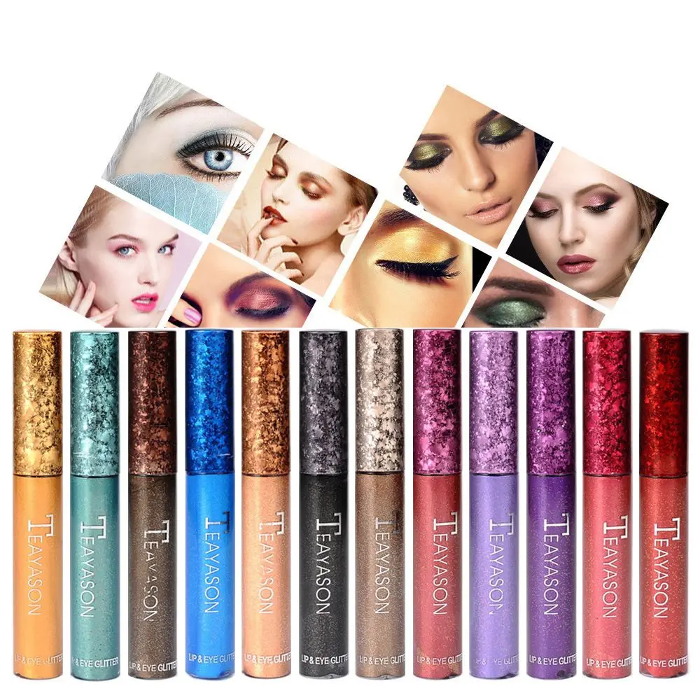 Glitter Water Proof Shimmer Eyeshadow Pencil Metallic Eyeshadow Liquid Eyeliner Liquid Eyeshadow  - buy with discount