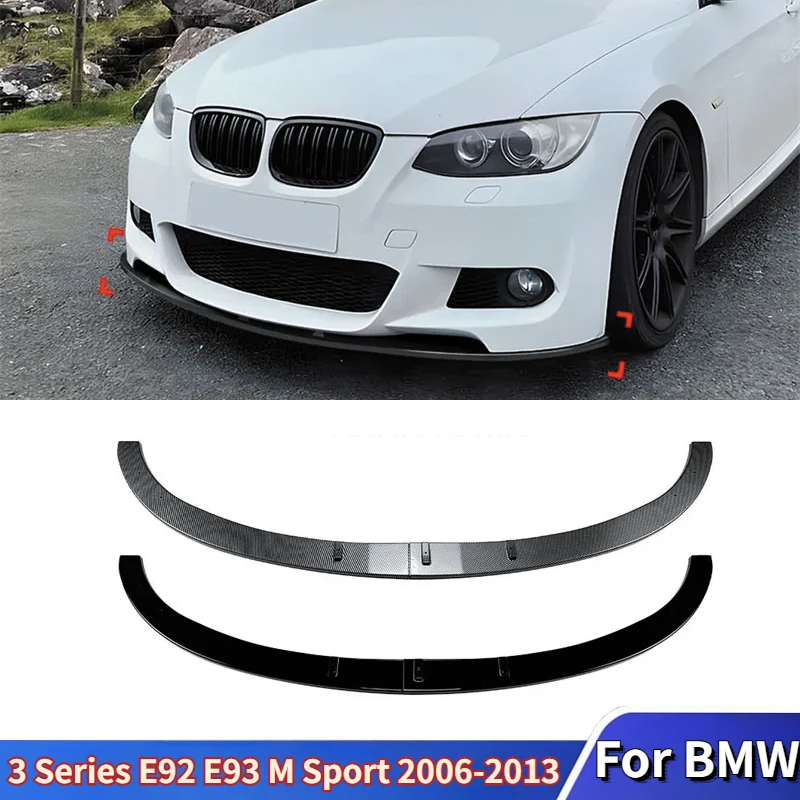 Для BMW 3 серии E92 E93 M Sport 2006-2013 Автомобильный передний бампер спойлер сплиттер