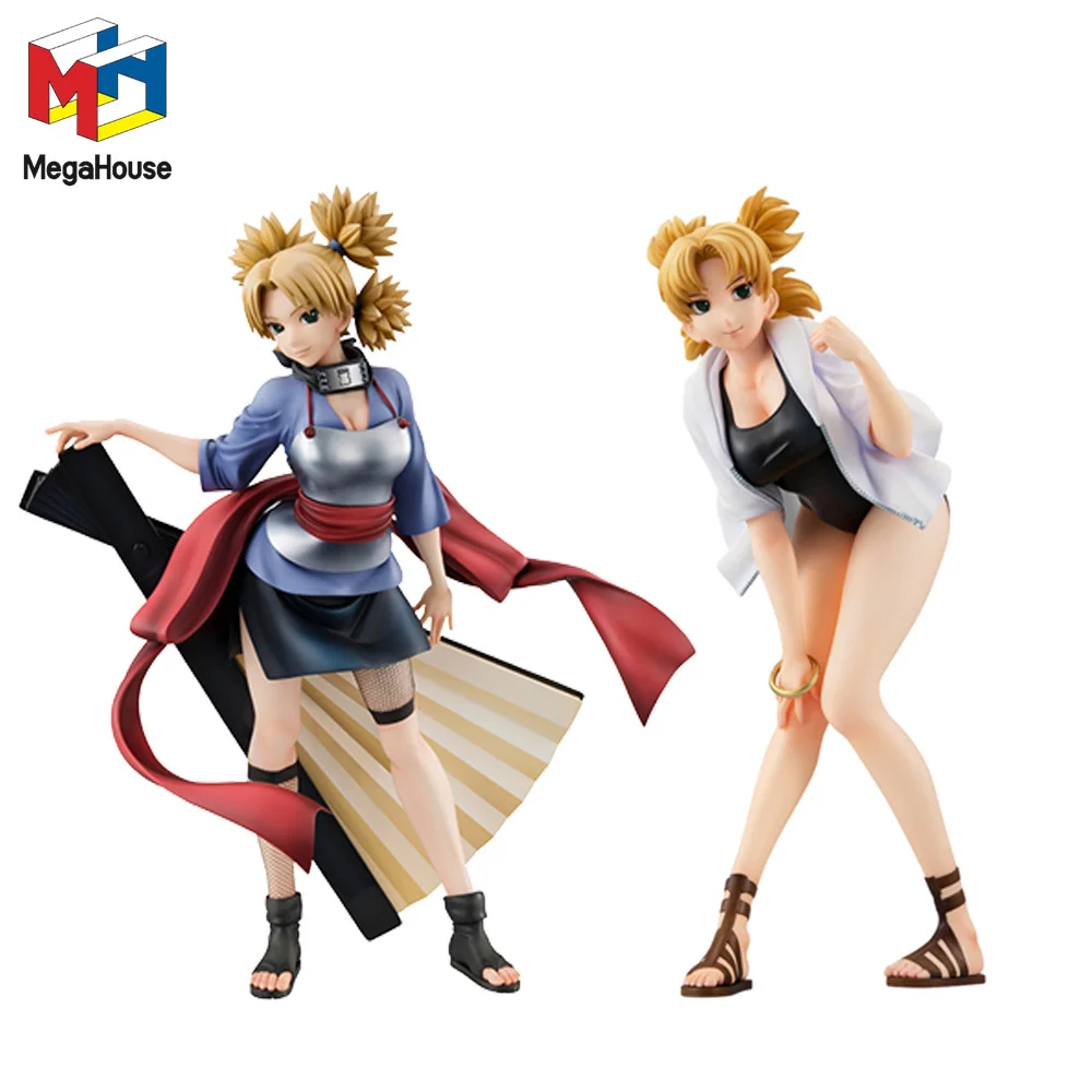 

In Stock Original MegaHouse GEM Naruto Temari Swimsuit Figure Anime Collectible Boxed Model Dolls Toys Ornament Festival Gift