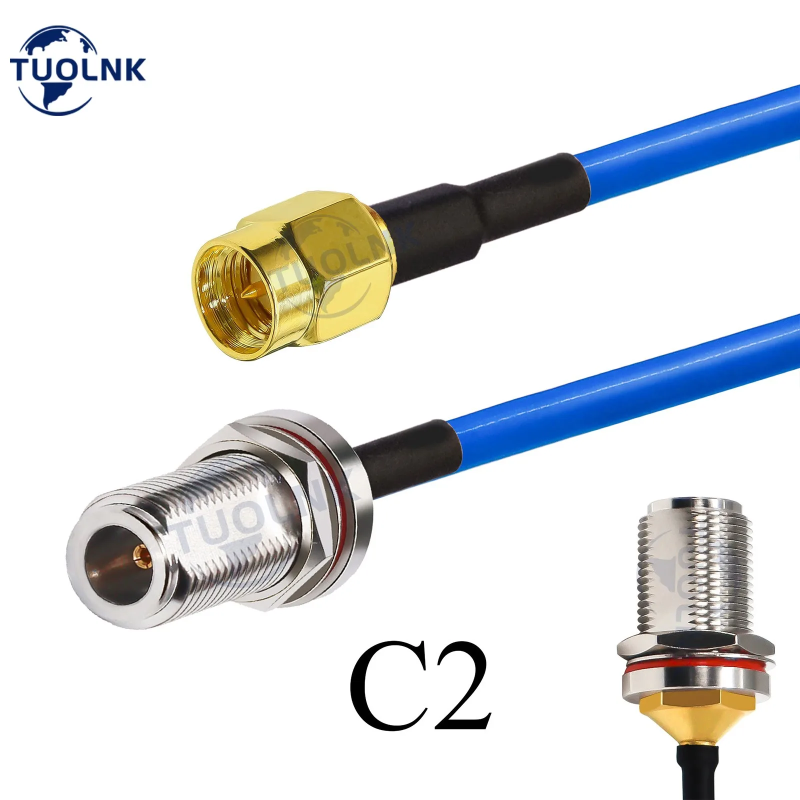 

TUOLNK RG402 Коаксиальный кабель N Jack - SMA Male Female