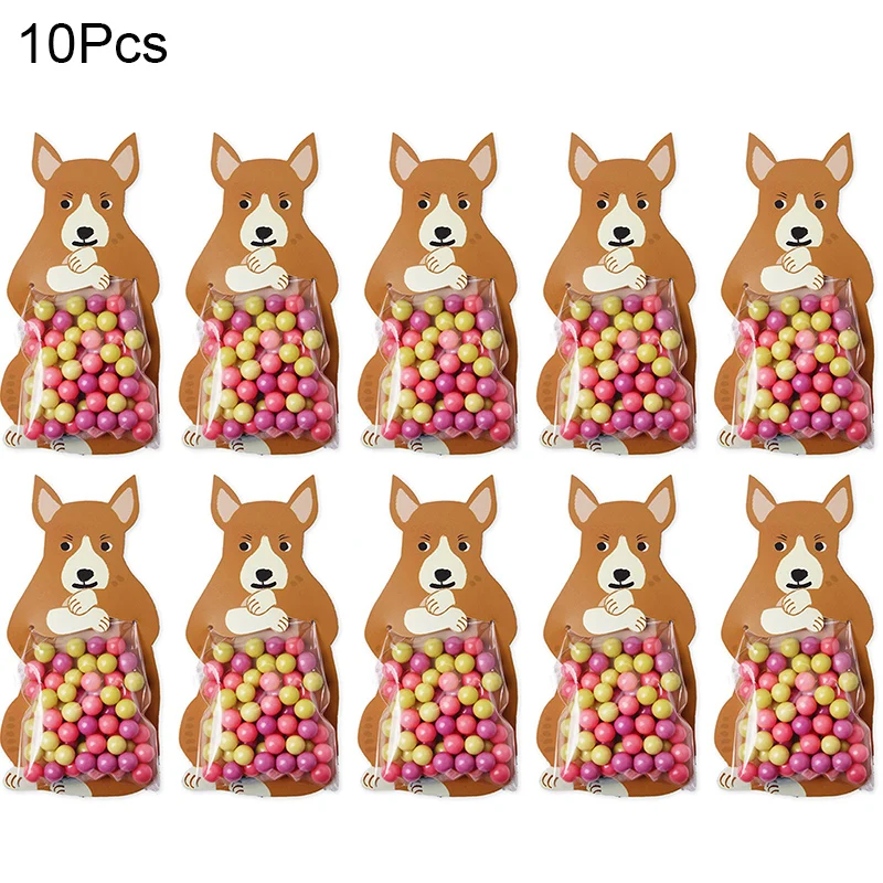 

Пасхальный кролик, бумажные леденцы, карты, мультяшные животные, единорог, леденец, упаковочные пакеты для конфет на день рождения, пасхальный декор, подарки для детей