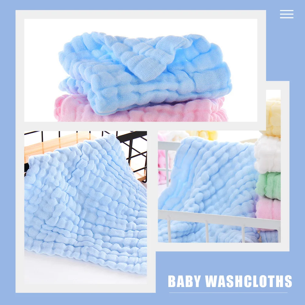 5 шт. детские полотенца мочалки для рук муслиновые нагрудники новорожденных