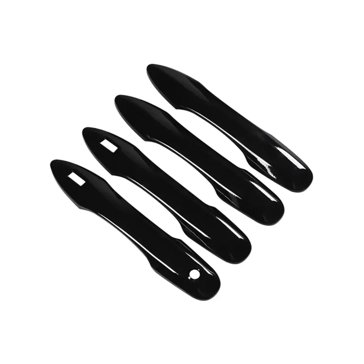 Глянцевая черная обшивка боковой двери для хэтчбека Toyota Corolla 2019-2023