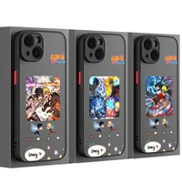 naruto shippuden for apple iphone 13 12 11 mini xs xr x pro max 8 7 6 plus frosted translucent funda capa phone case