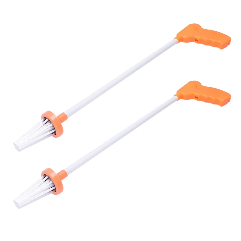 

2X My Critter Catcher Long-Handled Insect Grabber Catch Spiders And Insects(Orange)