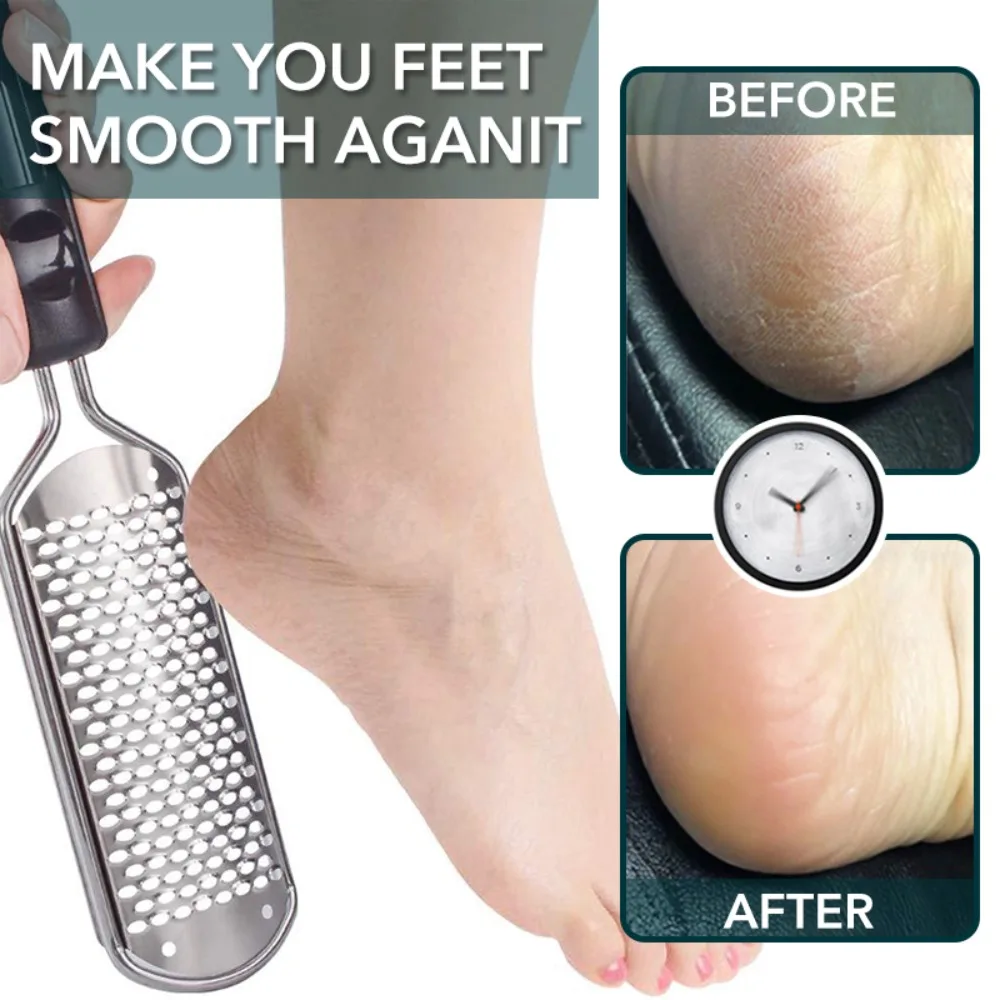 

Manicure Pedicure Handle Professional Foot Care Tools Beauty Tools Stainless Steel Foot Rasp