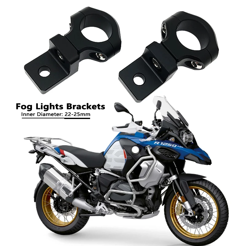 

R1200GS R1250GS LED Lights Bracket Auxiliary Lights Fog Lights Brackets For BMW R 1200 GS LC R 1250 GS ADV Adventure Motorcycle
