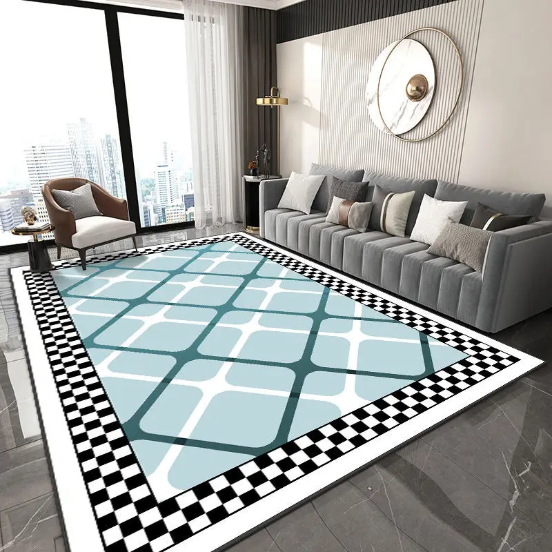 

Скандинавский ковер для гостиной, Роскошный Коврик для отдыха, нескользящий ковер для спальни, детский игровой коврик, декоративный домашн...