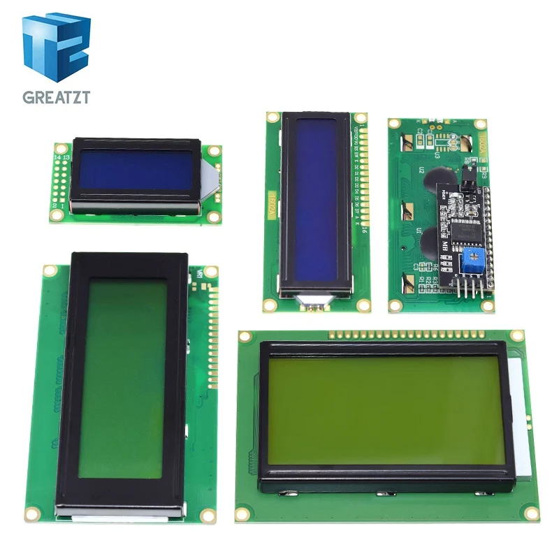 Модуль ЖКД синий зеленый экран для Arduino 0802 1602 2004 12864 ЖК-символ UNO R3 Mega2560 дисплей