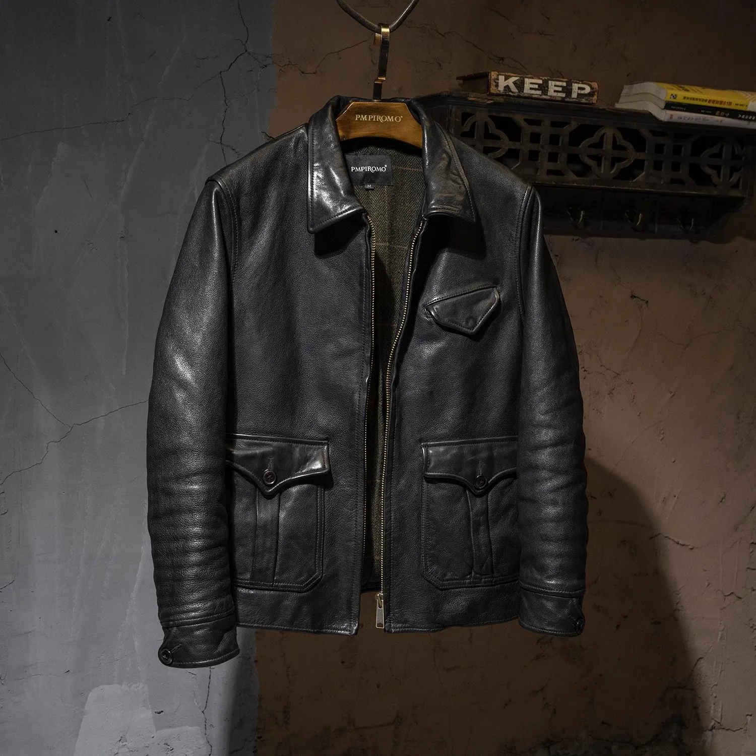 

YR! Бесплатная доставка. Мужская Роскошная куртка из натуральной кожи. Брендовая Оригинальная Повседневная замшевая винтажная верхняя одежда из мягкой кожи