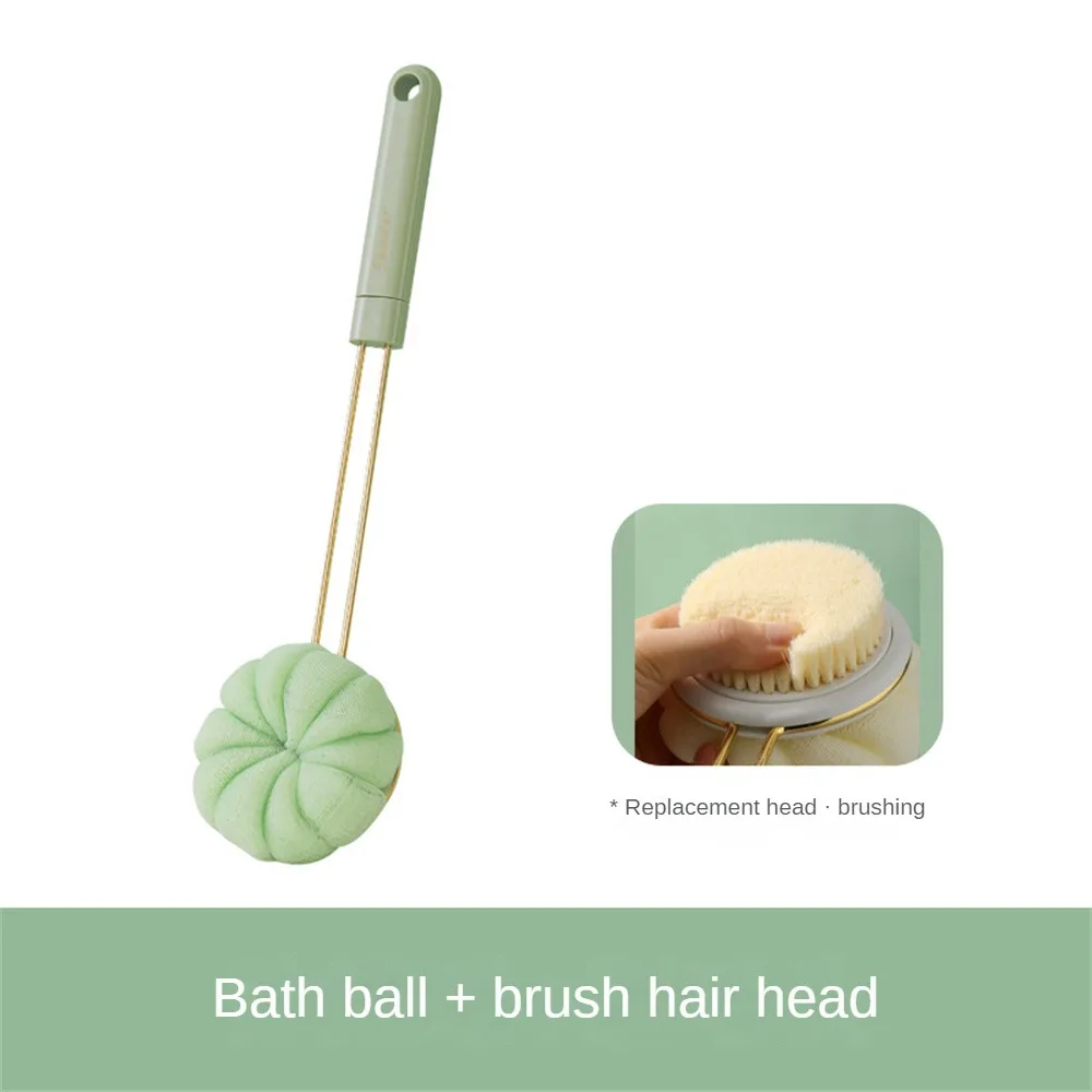 

Bath Brush Does Not Ask For Help Double-sided Long Handle Soft Soft Hair Bathroom Accessories Ack Exfoliating Scrubber Reusable