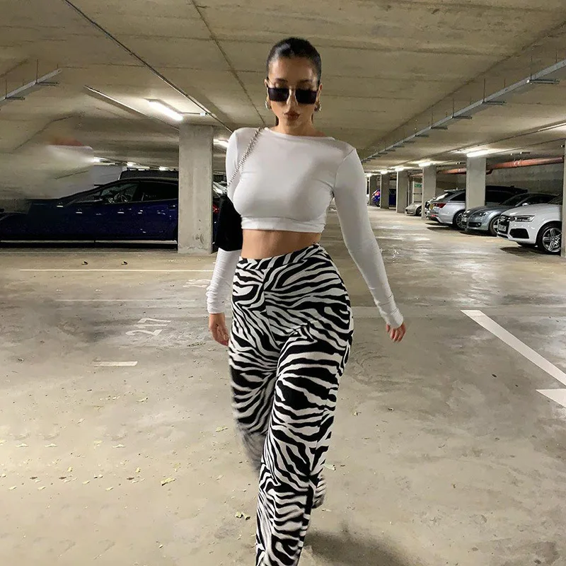 

Wide leg pants trousers sexy high waist autumn women's clothing 2022 new slim striped fashion casual women's trousers streetwear
